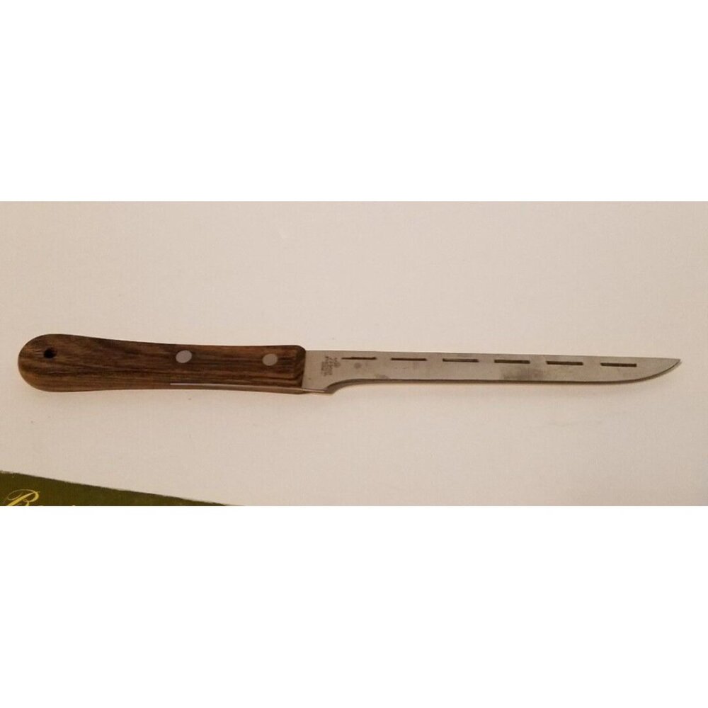 Vernco Stainless Fillet Boning Knife Rosewood Wood Handle 10" Long - Picture 4 of 6